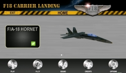 F18 Carrier Landing    
