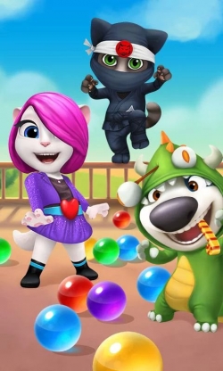 Talking Tom Bubble Shooter